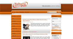 Desktop Screenshot of kulturniservispuls.cz